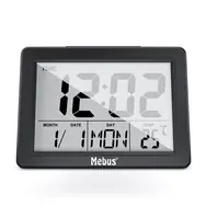Mebus 25739 Quartz Alarm Clock / Budík / 3 x AAA