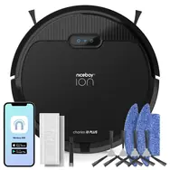 Niceboy ION Charles i3 plus černá / Robotický vysavač s mopem / sací výkon 2500 Pa / prachová nádoba 400 ml / HEPA 