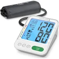 Medisana BU 584 tlakoměr na paži bílá / LCD displej / paměť pro 2 osoby / 4x AAA / detekce arytmie / Bluetooth