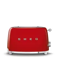 SMEG 50's Retro Style červená / Topinkovač / 950 W / 2 sloty / 2 topinky / 6 stupňů opečení