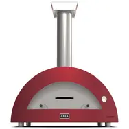 Alfa Forni Moderno 5 červená / Pec na pizzu / 500°C / 100 x 70 cm / na dřevo 