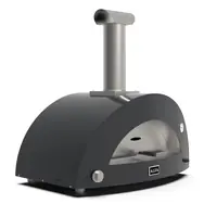 Alfa Forni Moderno 3 šedá / Pec na pizzu / 500°C / 80 x 50 cm / na LPG a dřevo 