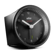 Braun BC07 černá / Klasický budík / Analogový / DCF ( Rádiem řízené) / 1x AA baterie