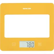 SENCOR SKS 5036YL žlutá / digitální kuchyňská váha / max. 5 kg / funkce TARE / dotyk. tlačítka