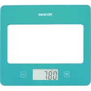 SENCOR SKS 5037TQ zelená / digitální kuchyňská váha / max. 5 kg / funkce TARE / dotyk. tlačítka