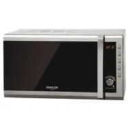 SENCOR SMW 6001DS stříbrná / Mikrovlnná trouba / 700W / 20L 