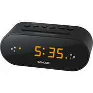 SENCOR SRC 1100 B černá / Radiobudík / PLL FM / 10 předvoleb