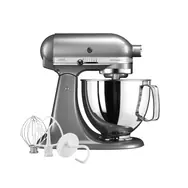 KitchenAid 5KSM125ECU stříbrná / Kuchyňský robot / 300W / 4,8L / 10 rychlostí