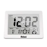 Rozbaleno - Mebus 25738 Quartz Alarm Clock / Budík / 3 x AAA / rozbaleno