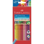 Faber-Castell Colour Grip 2001 - Pastelky trojhranné - 24 ks / rozmývatelné