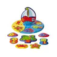 Playgro - Plovoucí puzzle do vany / od 6 měsíců