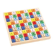 Small Foot Dřevěné sudoku barevné kostičky / od 6 let