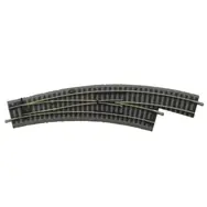 Piko 55423 Výhybka BWR oblouková (R3|R2) pravá s podložím / Měřítko: H0 (1:87) / Úhel: 30° / od 14 let 
