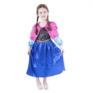 RAPPA Dětský kostým Princezna zimní království (M) / 6-8 let (116-128 cm)