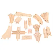 Bigjigs Rail Dřevěné koleje set 25 dílů / od 3 let