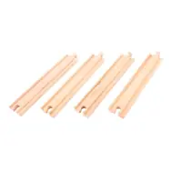 Bigjigs Rail Dlouhé rovné koleje 21cm 4ks / od 3 let