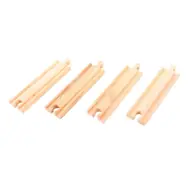 Bigjigs Rail Střední rovné koleje 16cm 4ks / od 3 let