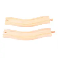 Bigjigs Rail Obloukové koleje 22cm 2ks / od 3 let