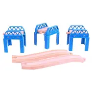Bigjigs Rail Dřevěné koleje set mostní konstrukce / od 3 let