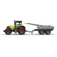 RAPPA - Traktor plastový se zvukem a světlem s vlečkou na postřik / od 3 let
