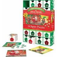 EUROGRAPHICS Puzzle Adventní kalendář: Vánoční pejsci / 24x50 dílků / od 6 let