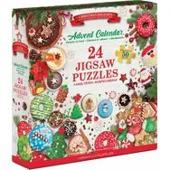 EUROGRAPHICS Puzzle Adventní kalendář: Vánoční dobroty / 24x50 dílků / od 6 let
