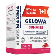 ALAVIS MAXIMA Gelowa Gummies 120 tablet + 60 kapslí / Kyselina hyaluronová / Collagen support / Doplněk stravy