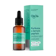OlaOla Kurkuma s černým pepřem 10 ml / kapky