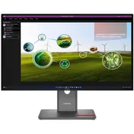 Rozbaleno - 27" Lenovo ThinkVision P27Q-40 černá / IPS / 2560×1440 / 6ms / 1500:1 / 350cd-m2 / HDMI+DP / VESA / Pivot / rozbaleno