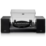 Lenco LS-300 černá / Gramofon / 33 & 45 RPM / BT / RCA / repro
