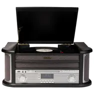 Denver MRD-51 černá / mikrosystém / s gramofonem / CD / FM a DAB+ / USB / kazety / AUX