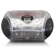 Lenco SCD-24 transparentní / FM rádio / CD přehrávač / 2x2W / 3.5mm jack