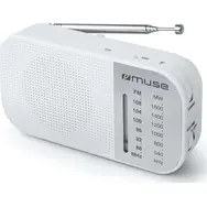 Muse M-025 RW bílá / Kapesní rádio / FM / MW / 3.5mm