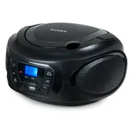 Bigben CD62NUSBBT černá / Přenosný CD přehrávač / MP3 / FM / BT / 4x LR14 