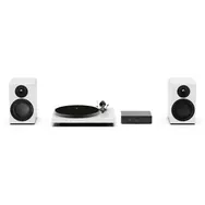 Pro-Ject Colourful Audio System E Satin White / All-in-one Hi-Fi systém s gramofonem 