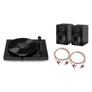 Pro-Ject JukeBox E1 HiFi Set Piano / Kompletní stereofonní audio systém s gramofonem