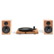 Pro-Ject JukeBox E1 HiFi Set Wood / Kompletní stereofonní audio systém s gramofonem