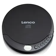 Rozbaleno - Lenco CD-010 černá / přenosný CD přehrávač / 3.5 mm jack / CD&CD-R&CD-RW / rozbaleno