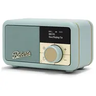 Roberts Radio Revival Petite 2 Duck Egg Blue / Přenosné rádio / DAB+ a FM / USB-C / BT / LCD Displej / 3.5mm 
