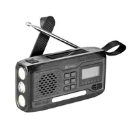 Rozbaleno - Sandberg Survivor DAB Radio All-in-1 4500 černá / FM + DAB / Powerbanka 4500mAh / Bluetooth reproduktor / rozbaleno