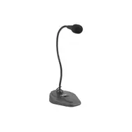 Rozbaleno - Natec Giraffe 2 černá / stolní mikrofon / nastavitelný sklon / 3.5mm jack / 1.8 m / rozbaleno