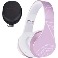 Rozbaleno - PowerLocus P2 Kids Purple/White / Dětská bezdrátová sluchátka s mikrofonem / Bluetooth 5.3 / rozbaleno