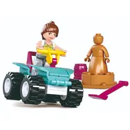 Sluban Girls Dream Holidays M38-B0599 Plážová čtyřkolka / LEGO - kompatibilní / Počet figurek|dílků: 1|54 / od 6 let