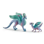 Schleich Bayala 70592 Květový dráček - matka a mládě / od 3 let