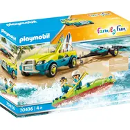 Playmobil® Family Fun 70436 Plážové auto s přívěsem pro kánoe /od 4 let
