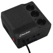 PowerWalker AVR 1200 / regulátor napětí / 1200VA / 720W / 3x Schuko