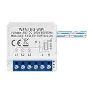 Avatto WSM16-W3 bílá / Chytrý spínač / 3 kanály / WiFi