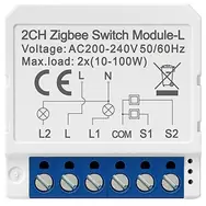 Avatto LZWSM16-W2 bílá / Chytrý spínač / 2 kanály / ZigBee