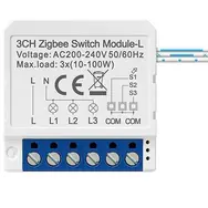 Avatto LZWSM16-W3 bílá / Chytrý spínač / 3 kanály / ZigBee