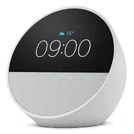 Amazon Echo Spot 2024 bílá / Chytrý budík s úmělou inteligencí Alexa / Wi-Fi / BT / Jack